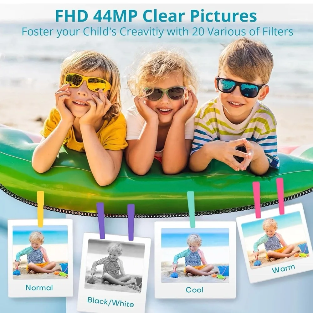 Digital Camera with 44.0 MP and 32GB Storage - Black